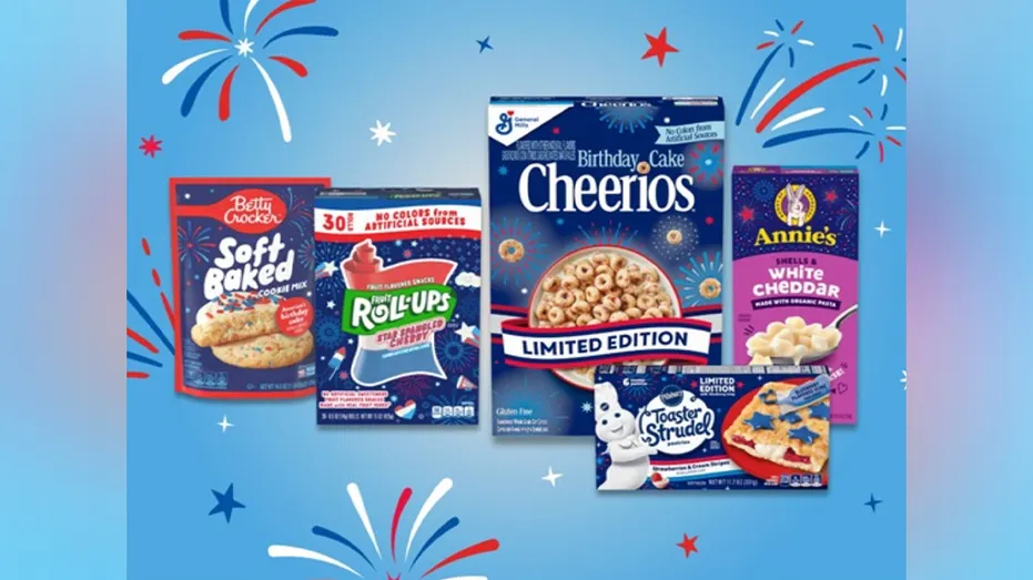 General Mills is rolling out 79 limited-edition products inspired by America’s 250th birthday across brands including Cheerios, Pillsbury, Betty Crocker, Fruit Roll-Ups and Blue Buffalo.