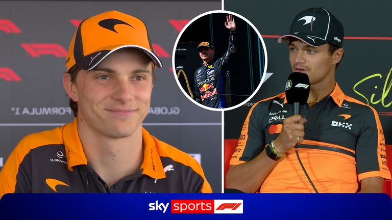 Ahead of the British Grand Prix, Lando Norris and Oscar Piastri address rumours linking Max Verstappen with McLaren. 