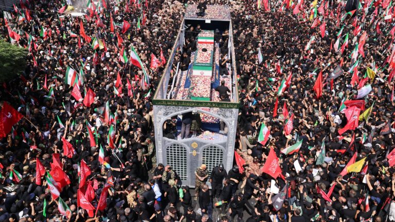 The Elaborate Pageant of Khamenei’s Funeral, in Photos