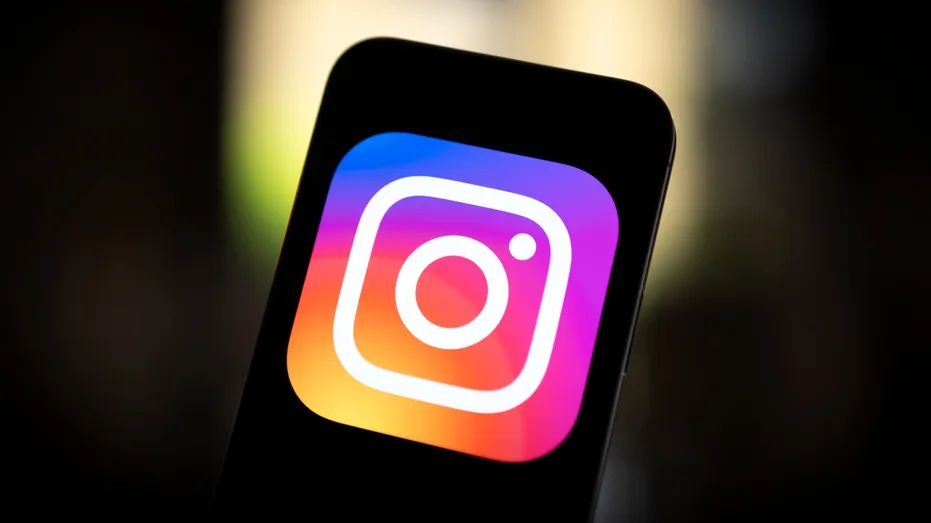 The Instagram logo is seen on a mobile device