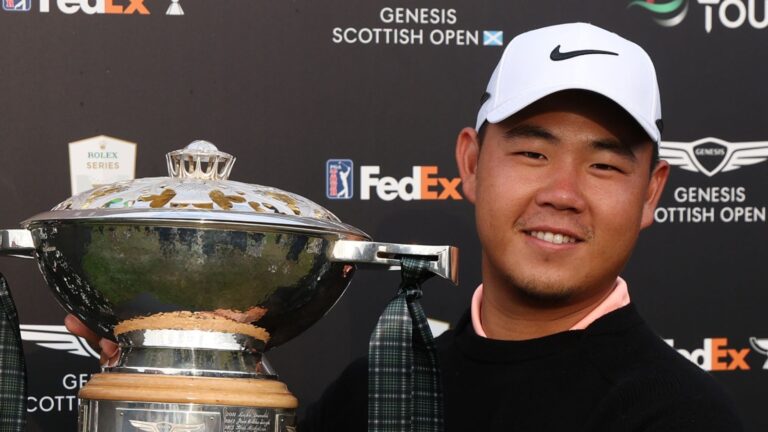 Genesis Scottish Open: Tom Kim claims first PGA Tour win since 2023 as Matt Fitzpatrick, Robert MacIntyre fall short | Golf News