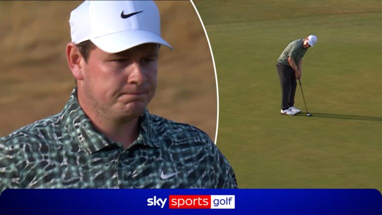 MacIntyre holes monster putt for dream start at The Open!