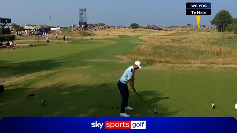 Incredible! Svensson inches from hole-in-one albatross on a par-four!