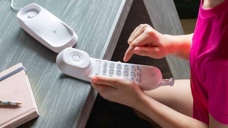 The landline phone is back, with a whole new spin for kids from Pinwheel’s Home series