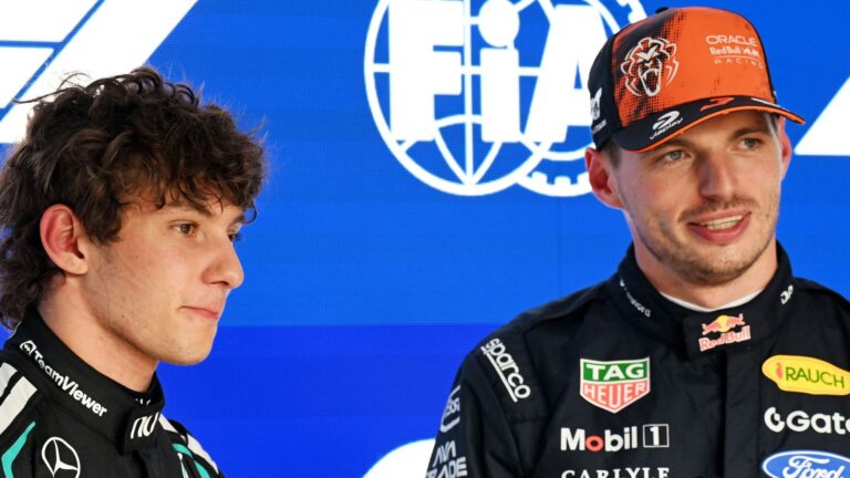 Belgian GP: Antonelli on pole from Verstappen with rain threat ahead of start LIVE!