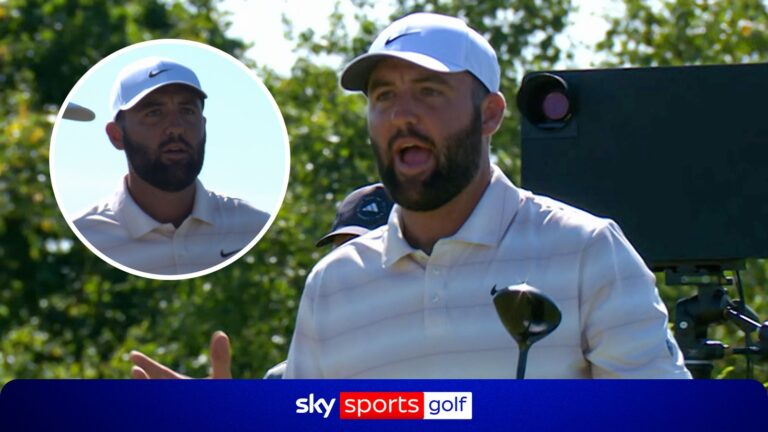Scheffler RAGES after errant tee shot at The Open | 'Why?! WHY?!'