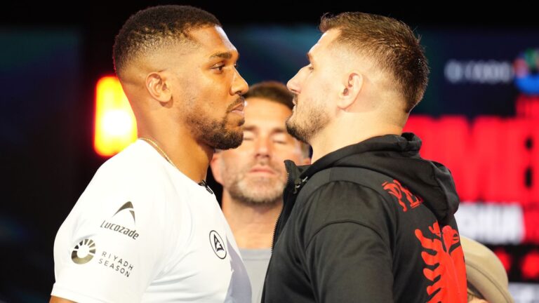 Anthony Joshua vs Kristian Prenga: Brandon Moore backs Albanian to beat AJ in similar fashion to Andy Ruiz in Tyson Fury warm-up bout | Boxing News
