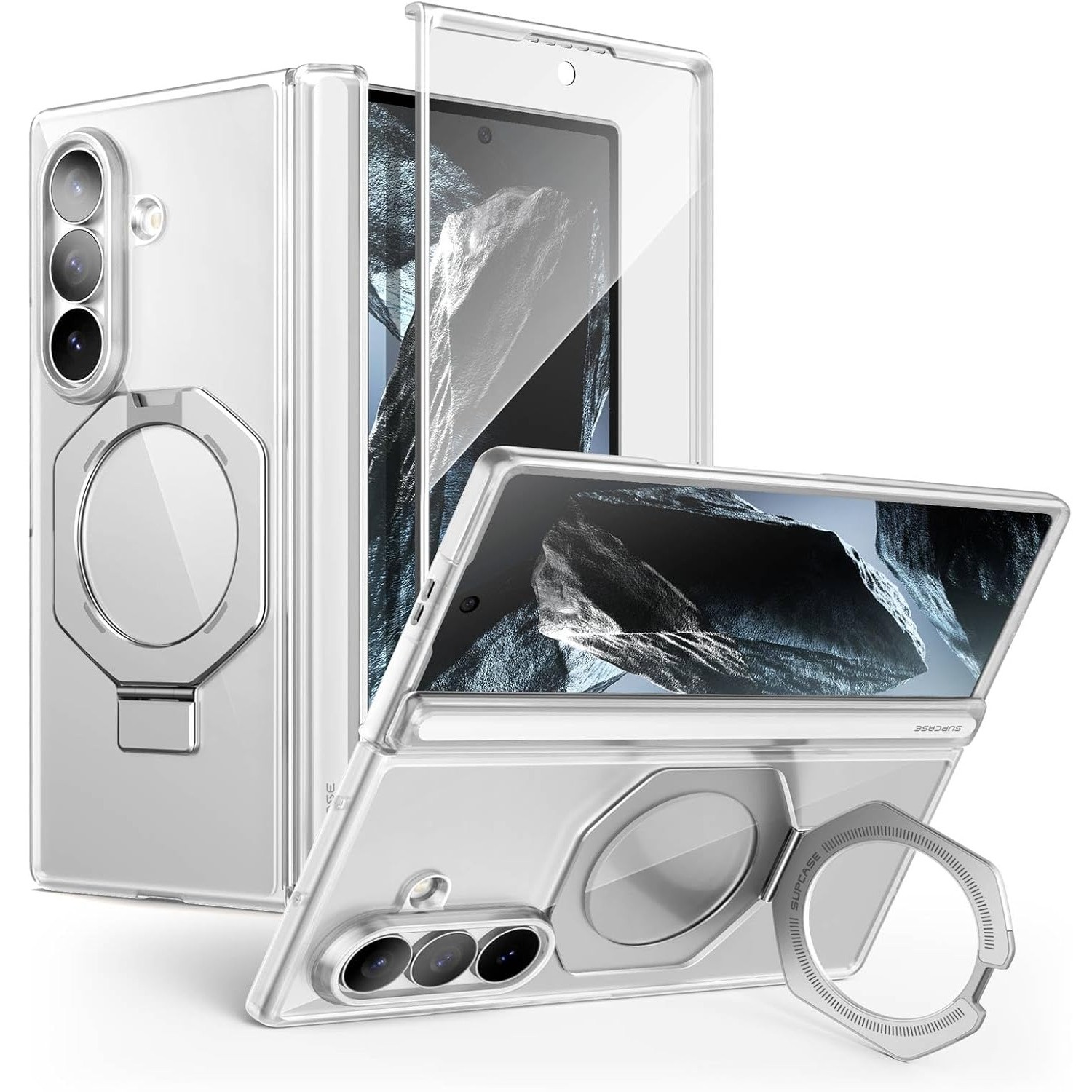 SUPCASE UB Stand Samsung Galaxy Z Fold 8 Ultra Case Clear