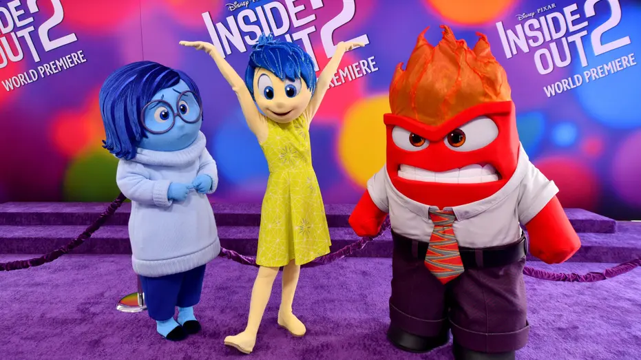 Characters from Inside Out 2