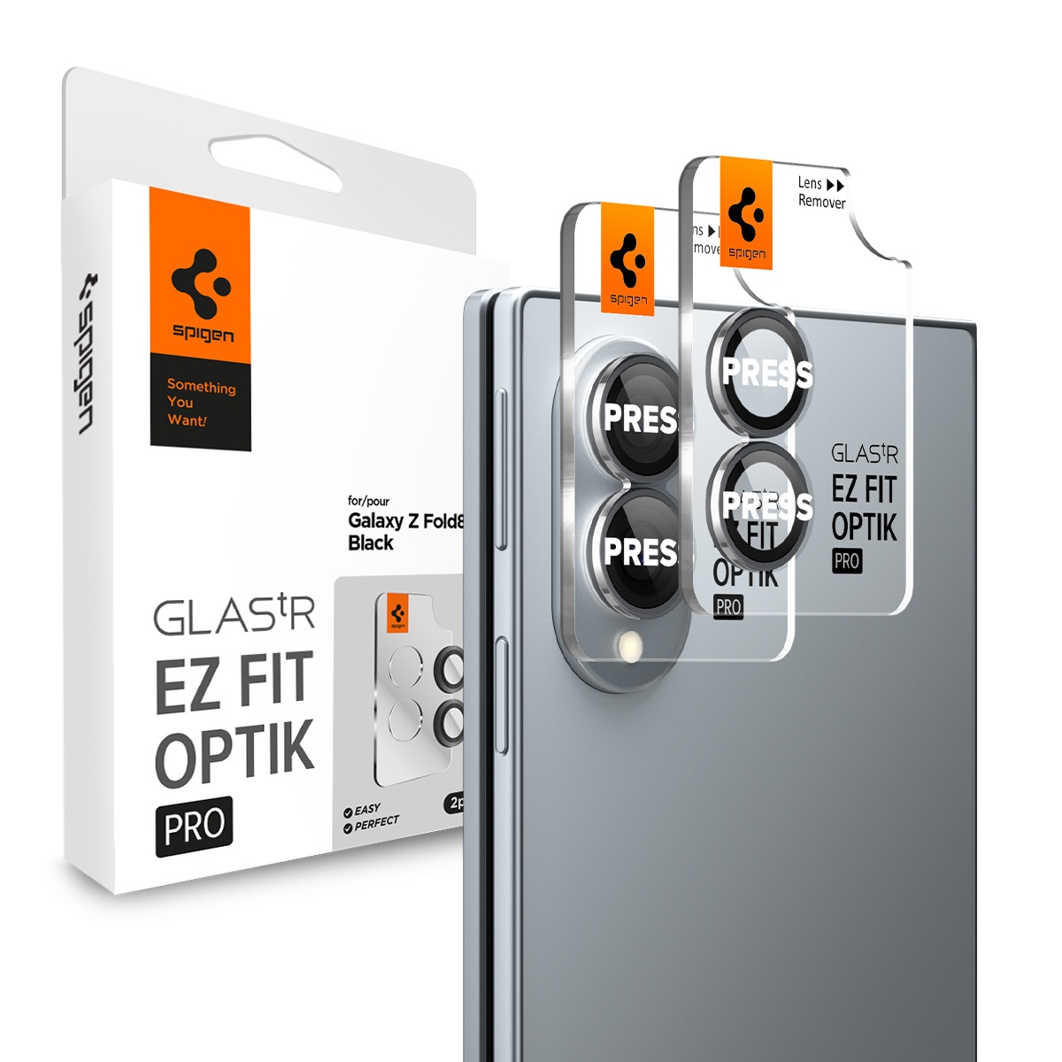 Spigen Glas.tR EZ Fit Optik Pro for Galaxy Z Fold 8 Ultra