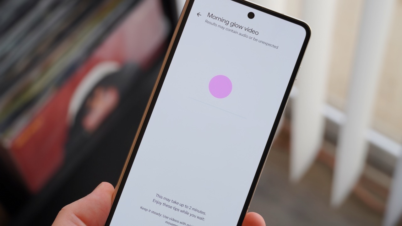The Video Remix feature in Google Photos powered by Gemini Omni.
