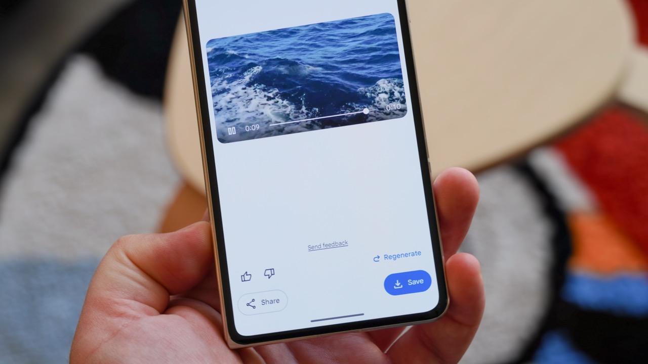 The Video Remix feature in Google Photos powered by Gemini Omni.