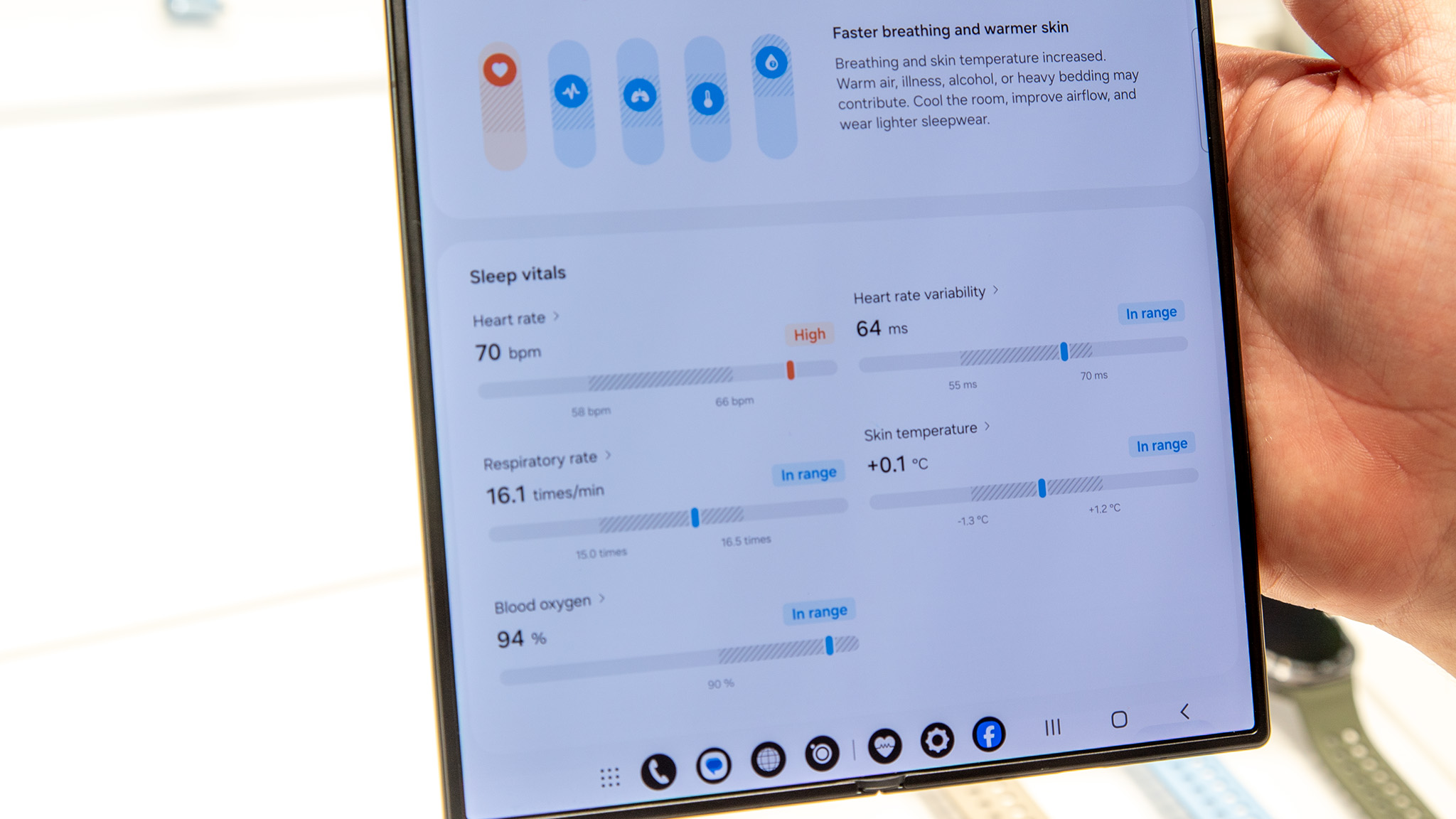 New Galaxy Watch 9 and Watch Ultra 2 features in the Samsung Health app, shown off at a hands-on event