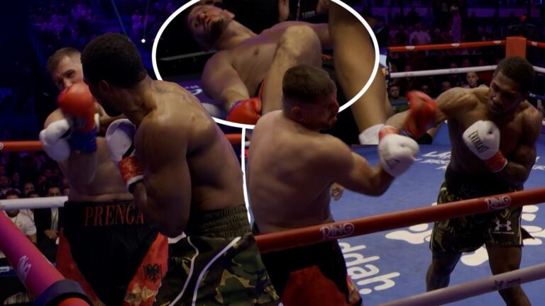 'That was dramatic!' | AJ KO's Prenga with BRUTAL hook for a second round victory