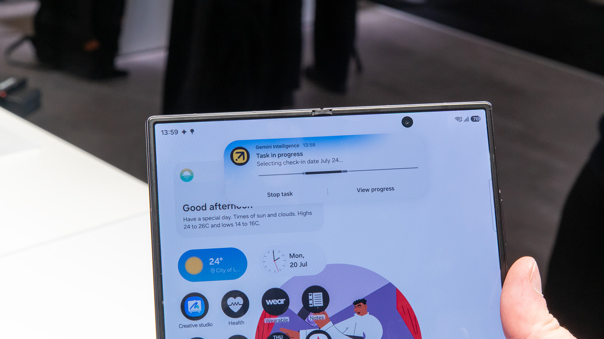 New Galaxy AI and Gemini Task Automation features on the Samsung Galaxy Z Fold 8 Ultra