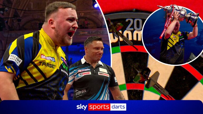 'You spiteful young man!' 😅| Littler hits SIX 100+ finishes as he retains Matchplay title