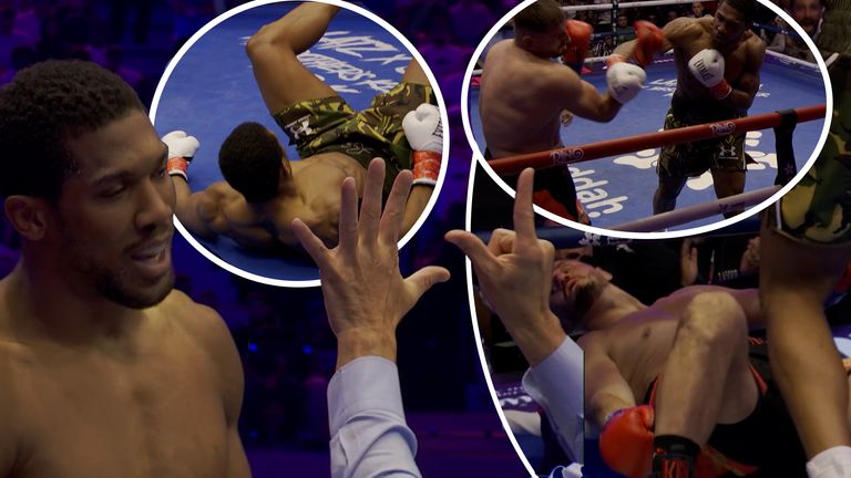 Highlights: Anthony Joshua vs Kristian Prenga  DAZN IMAGES