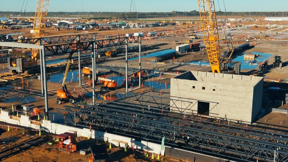 Construction Meta Richland Parish data center