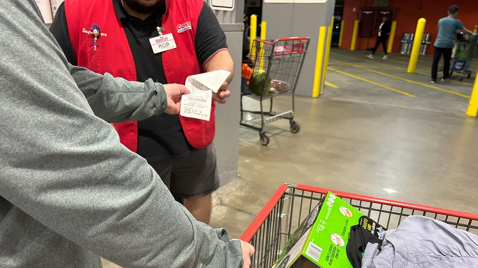 Costco customer receipt