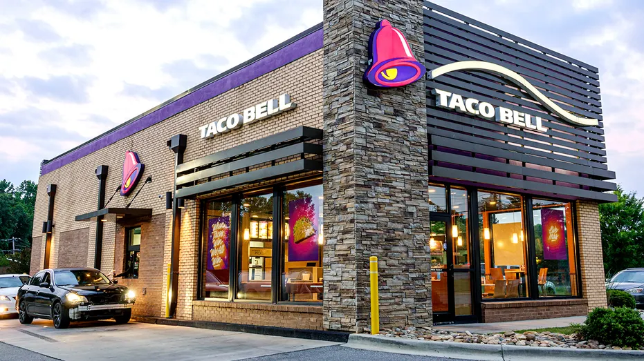 A Taco Bell restaurant.