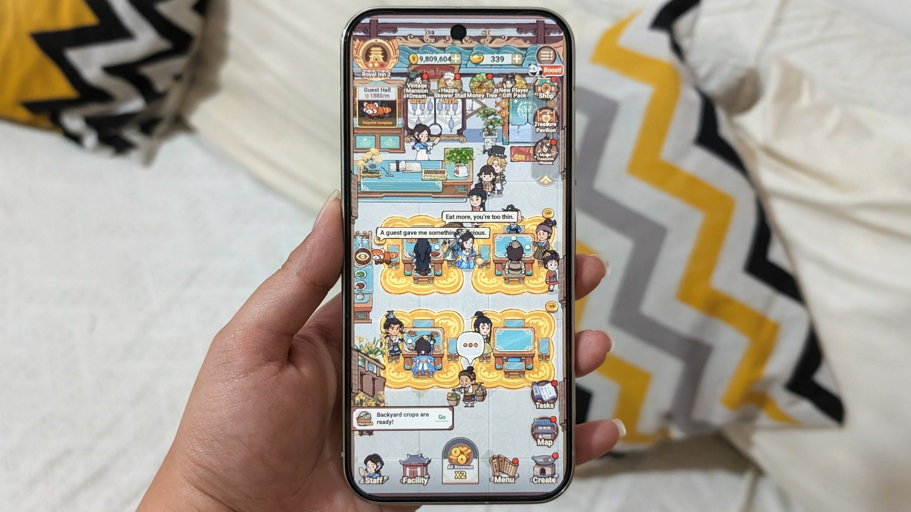 Casual Android game on Pixel 10 Pro