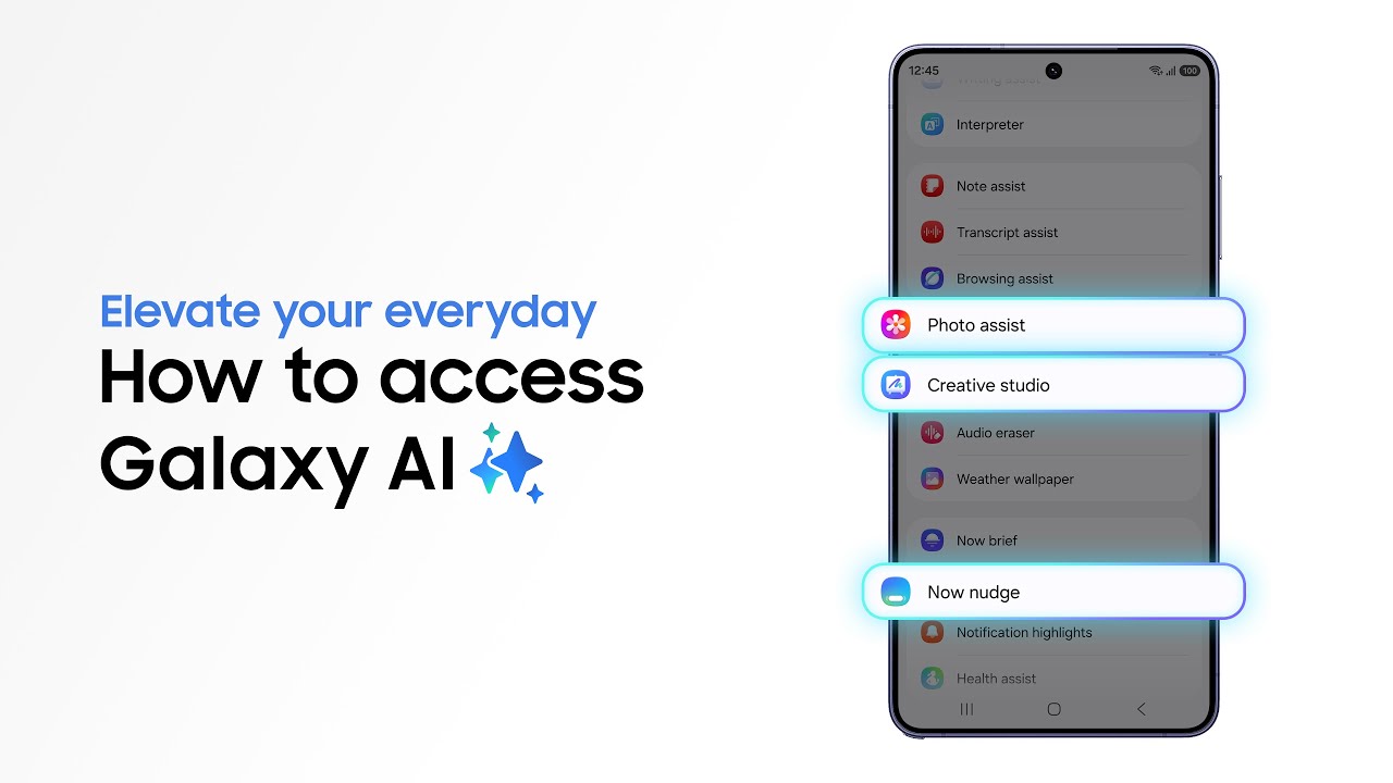 How to access Galaxy AI features | Galaxy S26 Series | Samsung - YouTube