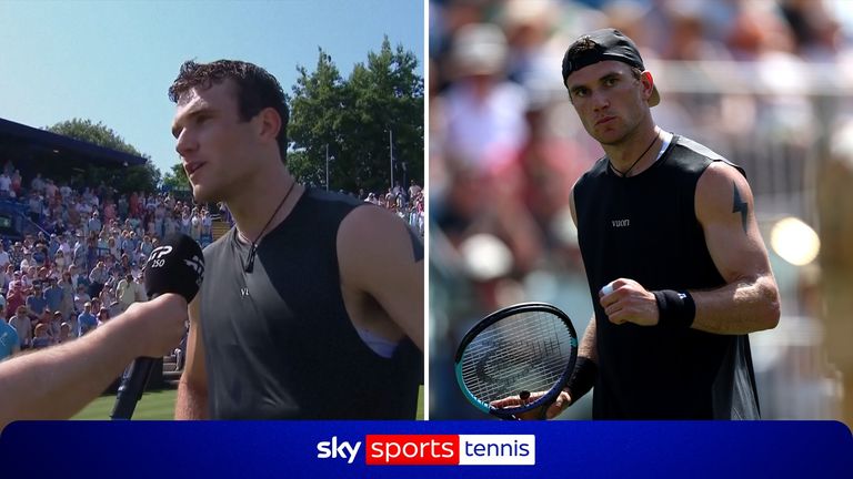Jack Draper credited his new coach Andy Murray after he won 'ugly' against Marcos Giron on his comeback at Eastbourne.