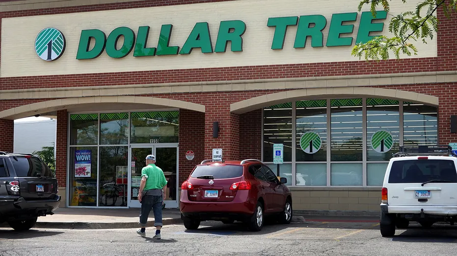 Customers shop at a Dollar Tree store