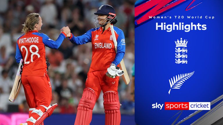 Highlights of England against New Zealand in the Women's T20 Cricket World Cup.