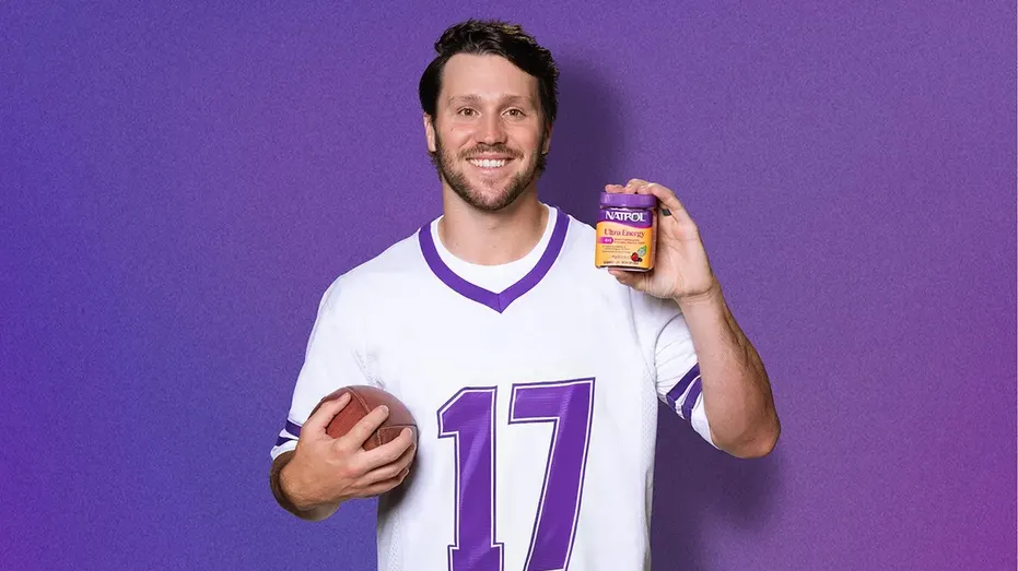 Josh Allen poses for a photo
