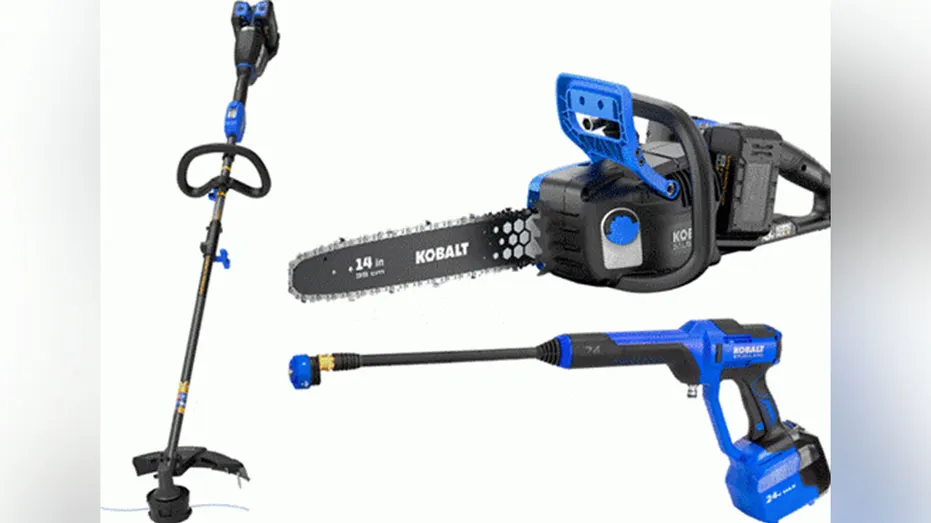 Kobalt string trimmer, chainsaw and power cleaner included in Greenworks battery recall