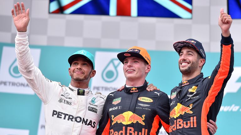 Max Verstappen won the last Malaysian Grand Prix in 2017