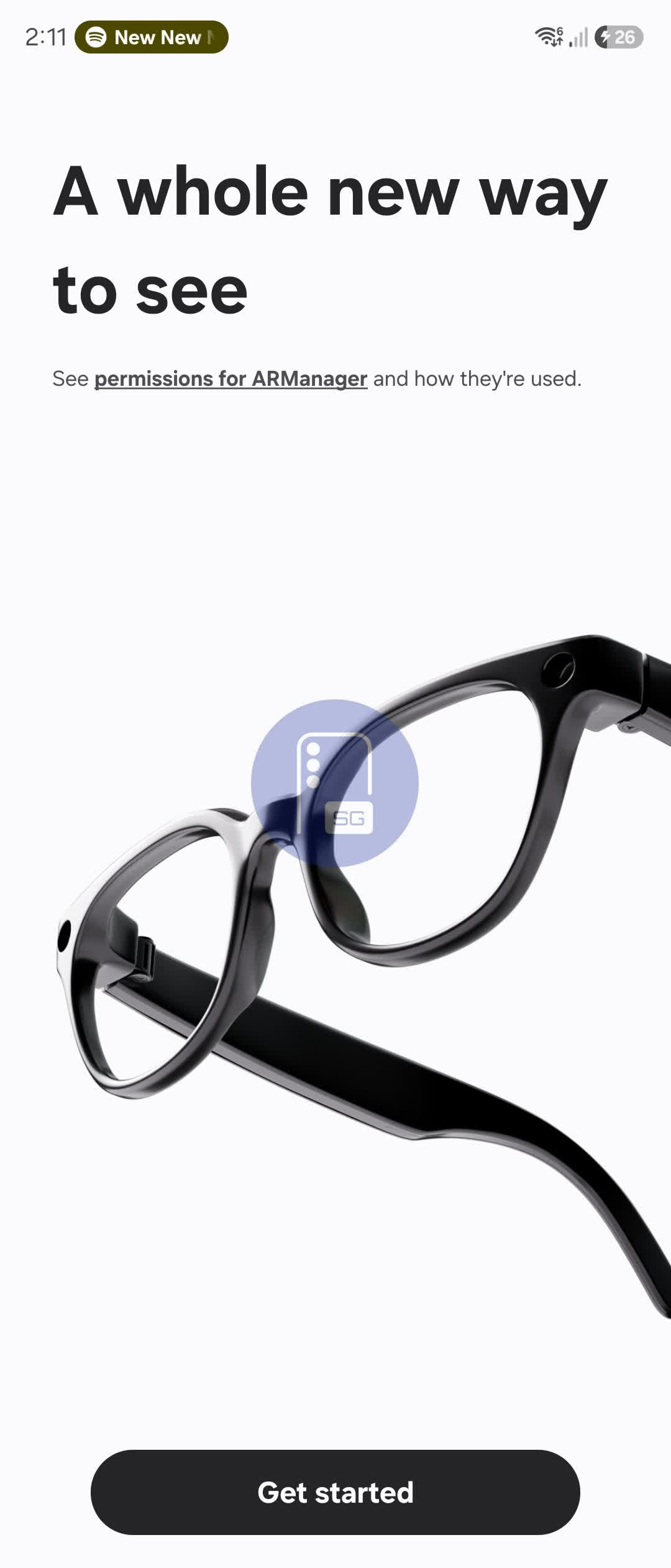 companion app for Samsung Galaxy Glasses