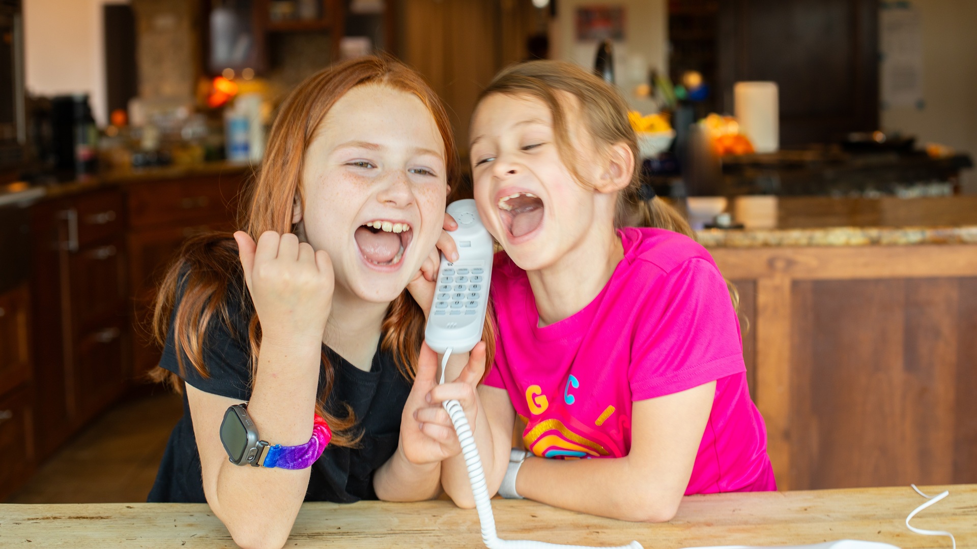 The Pinwheel Home is a modern landline phone for kids that needs a power outlet and Wi-Fi to work, capable of calling friends and family.