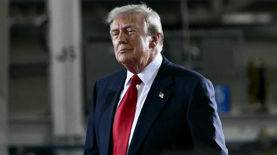 President Donald Trump speaks at GM facility in Michigan