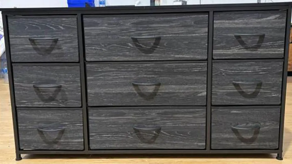 EnHomee 9-Drawer Fabric Dresser recalled by the CPSC after failing federal tip-over safety standards