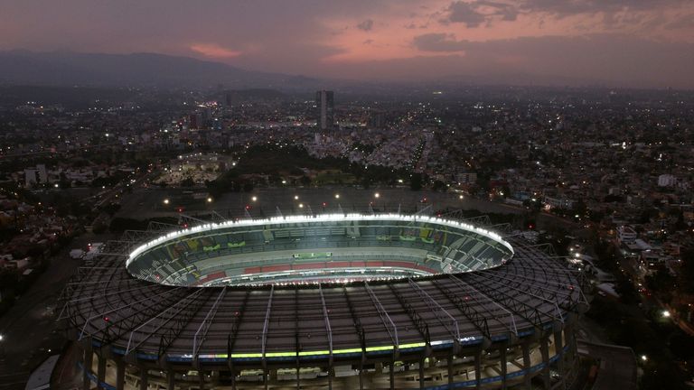 Up in the clouds - the Azteca Stadium has an altitude of 7,000 feet