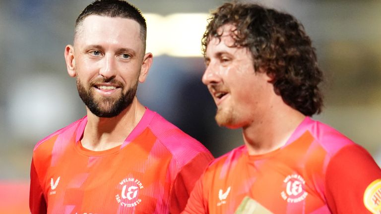 Matt Short (left) and Tom Kohler-Cadmore saw Welsh Fire to victory over the Southern Brave
