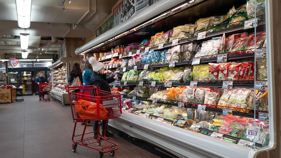Inside a Trader Joe's store.