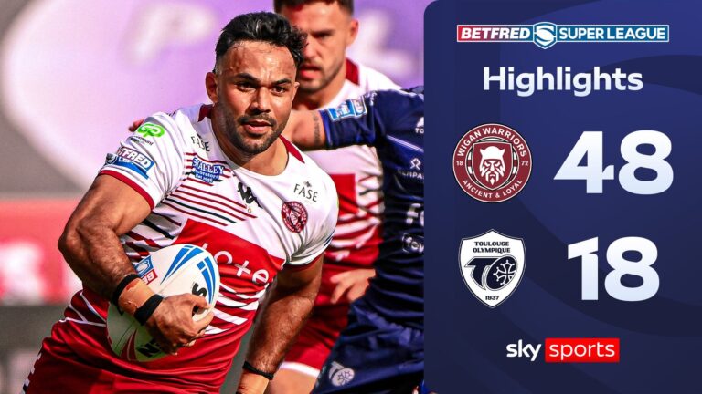 Wigan overpower Toulouse to close gap on leaders