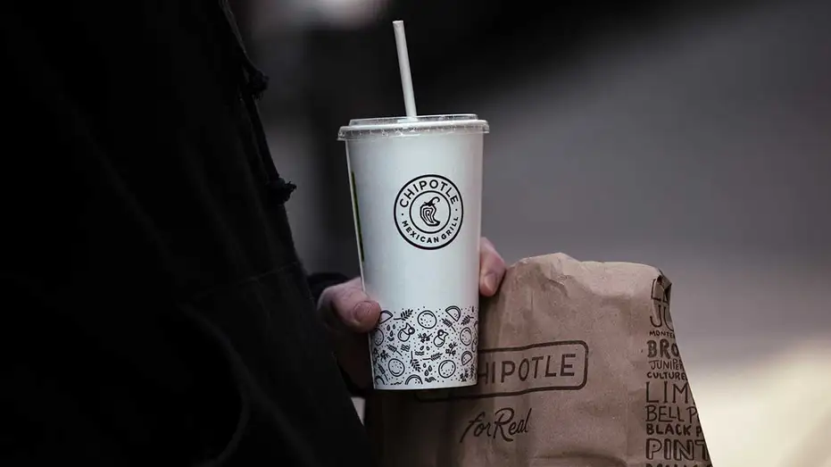 Chipotle bag and cup