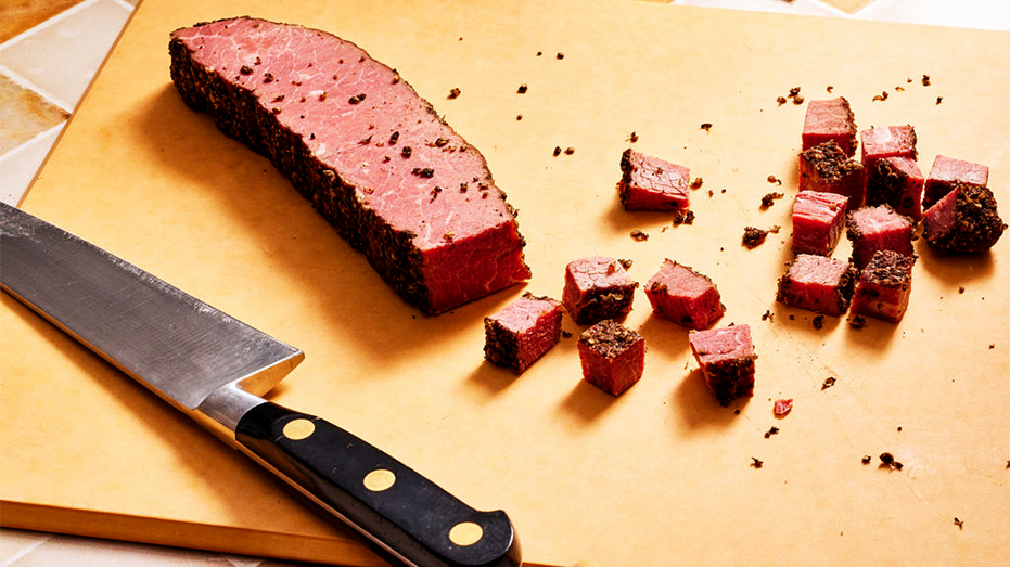 Slicing pastrami for Pastrami Has