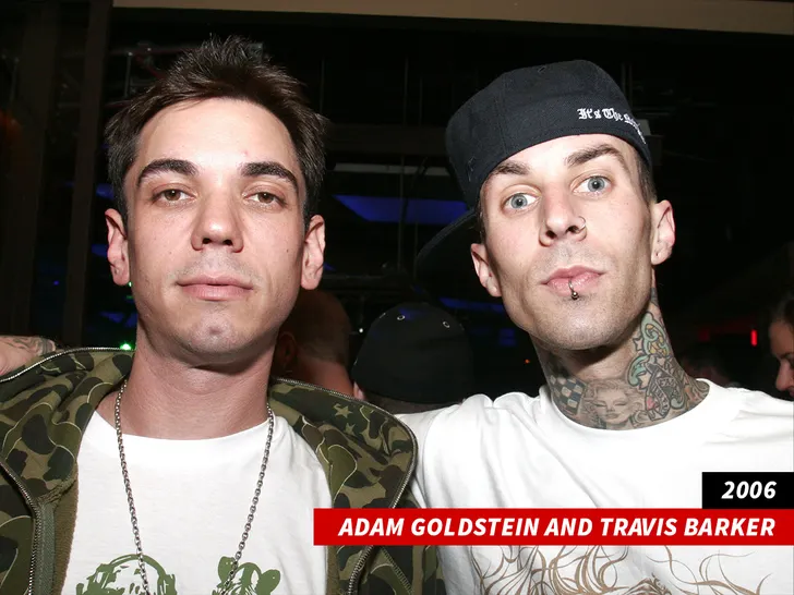 adam goldstein AND travis barker getty 1