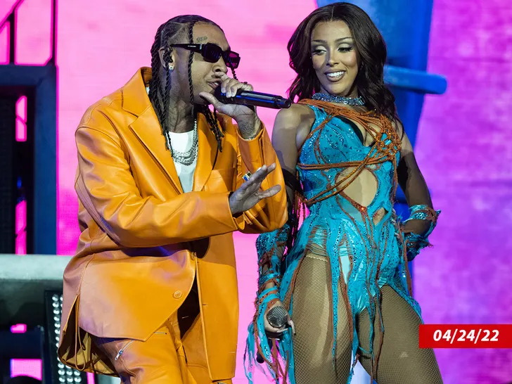 doja cat and tyga getty