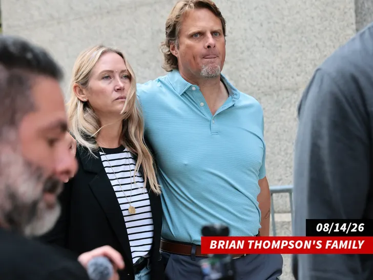 Brian Thompson's family getty