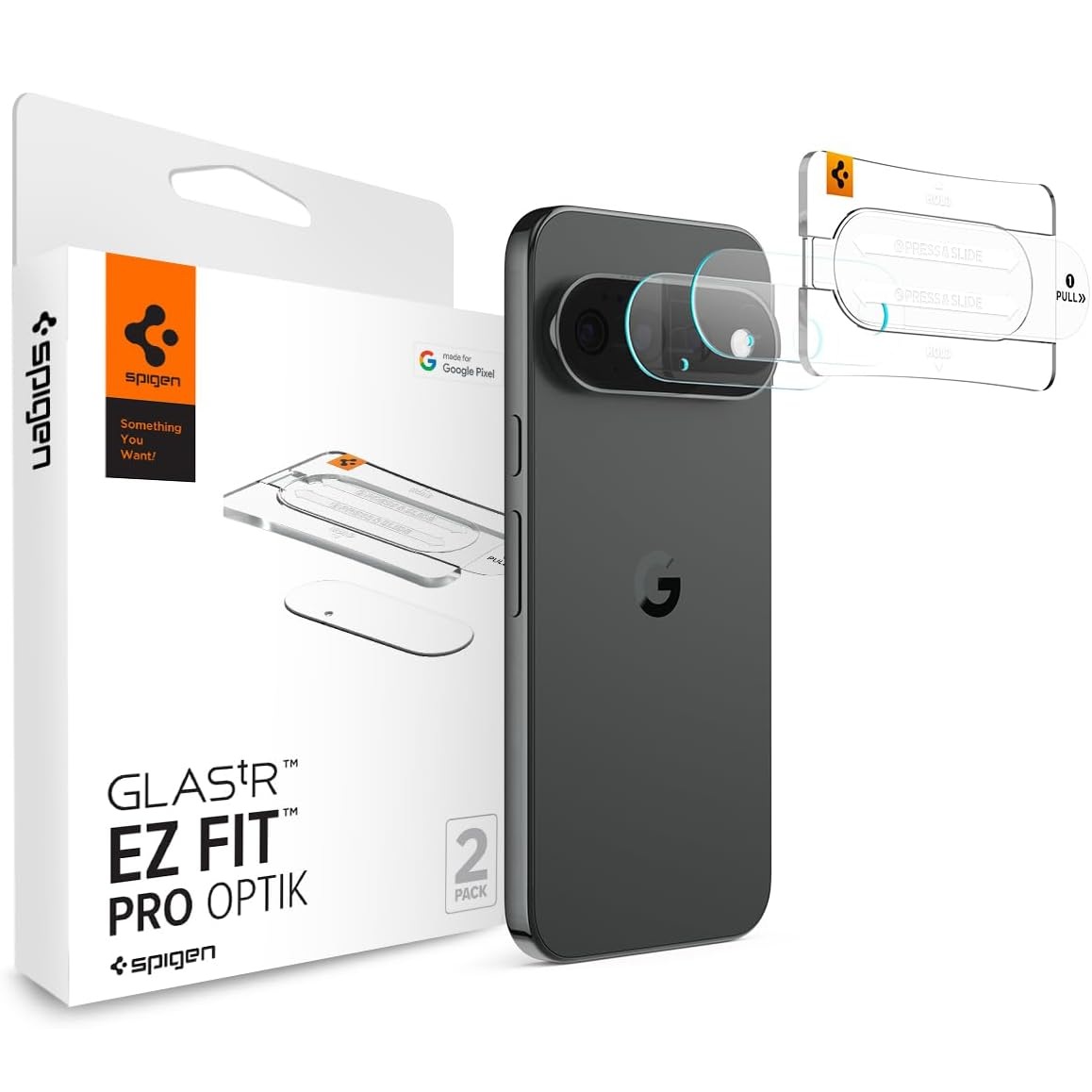 Spigen Glas.tR EZ FIT Pro Optik Camera Lens Protector for Pixel 11