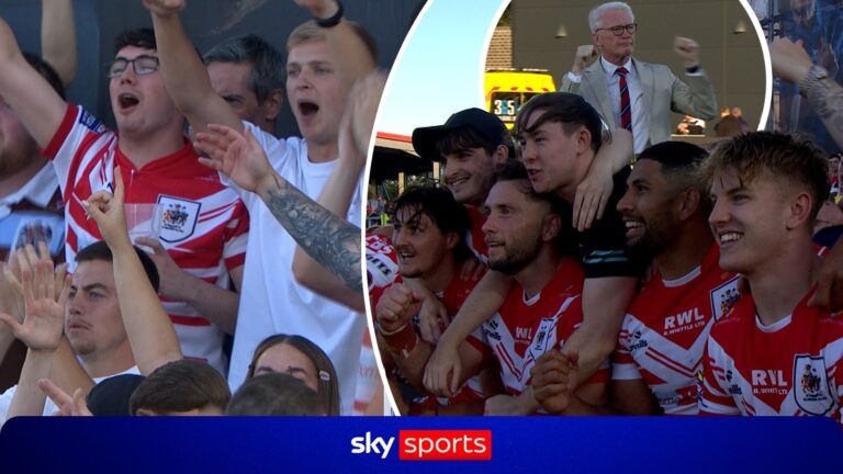 Wild celebrations sparked as St Helens keep their play-off hopes alive!