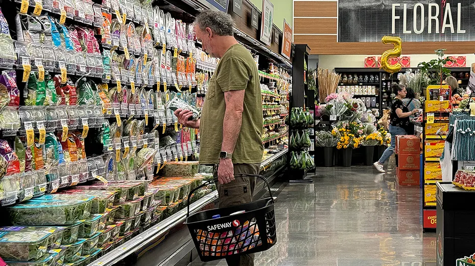 Safeway grocery store customer in California
