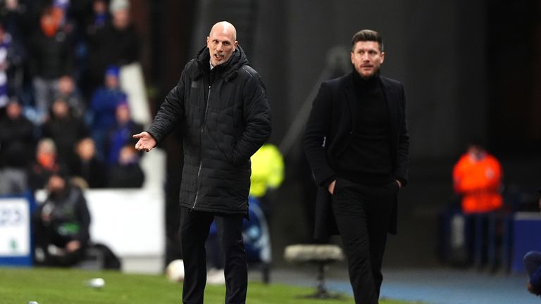Pocognoli's USG lost to Philippe Clement's Rangers at the start of 2025