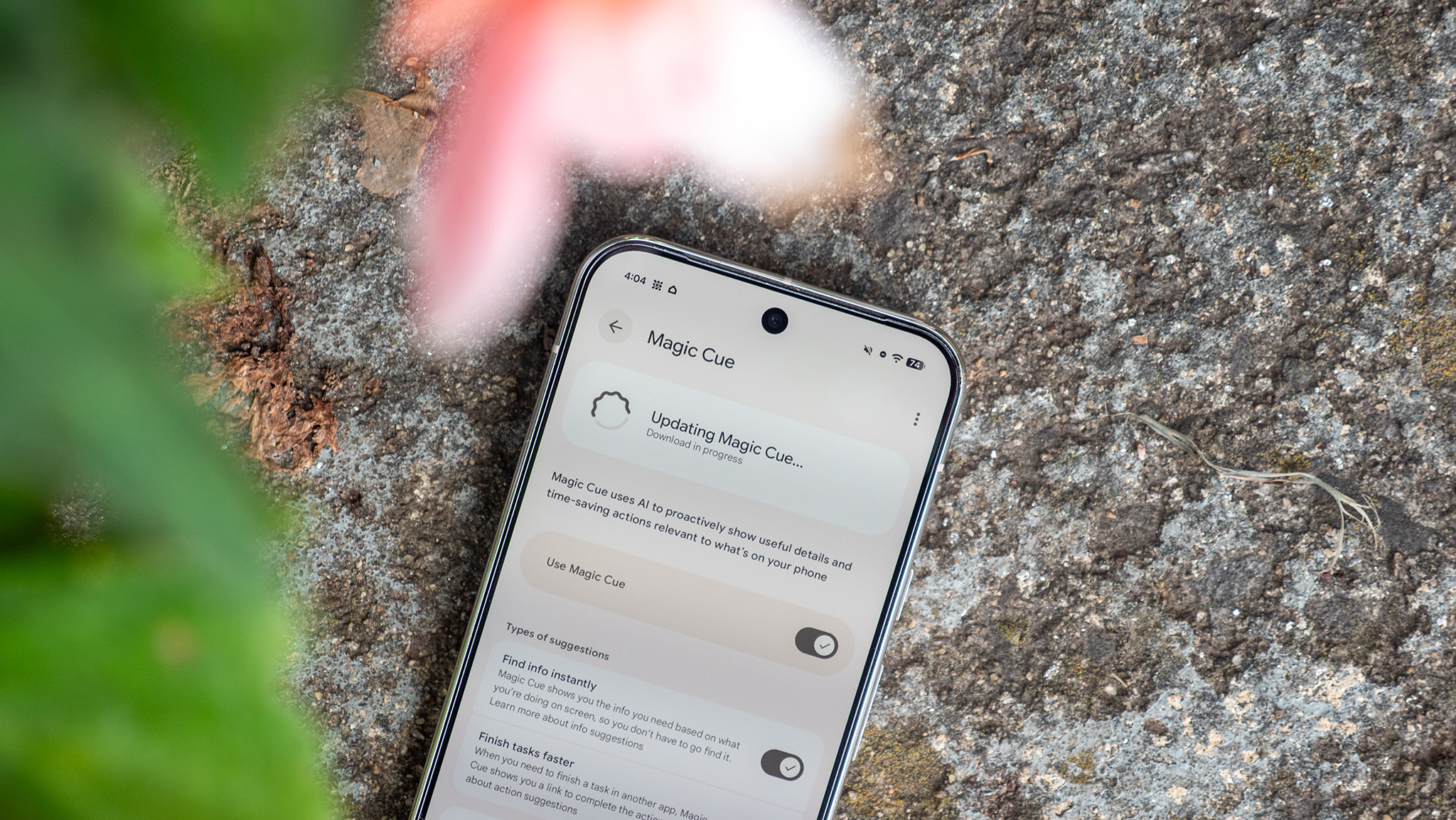 Getting an update for Magic Cue on a Google Pixel 10 Pro XL